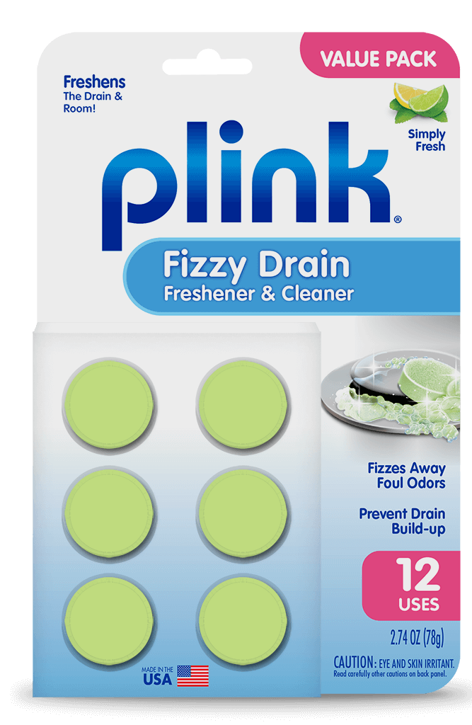 Plink® Fizzy Drain Freshener & Cleaner – Simply Fresh Plink® Fizzy Drain Freshener & Cleaner – Simply Fresh package