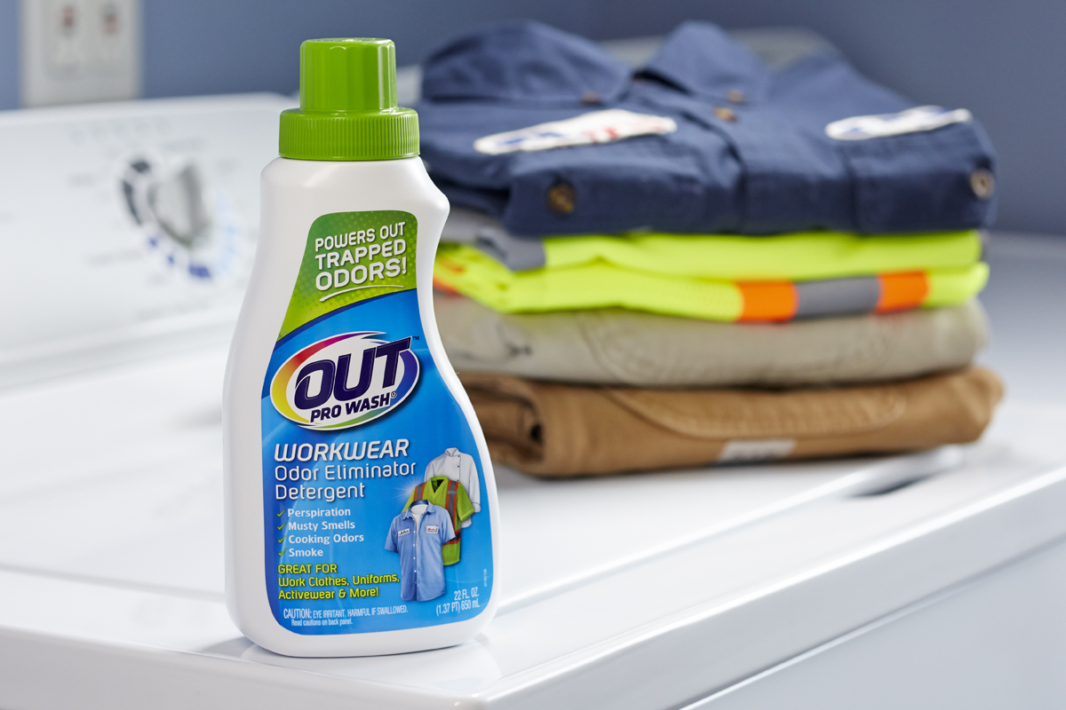 ProWash detergent and clean folded clothes
