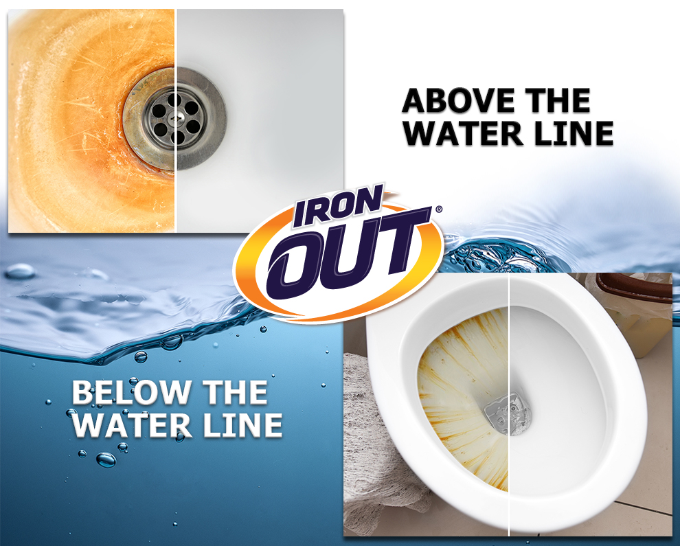 above-below Iron Out before & after